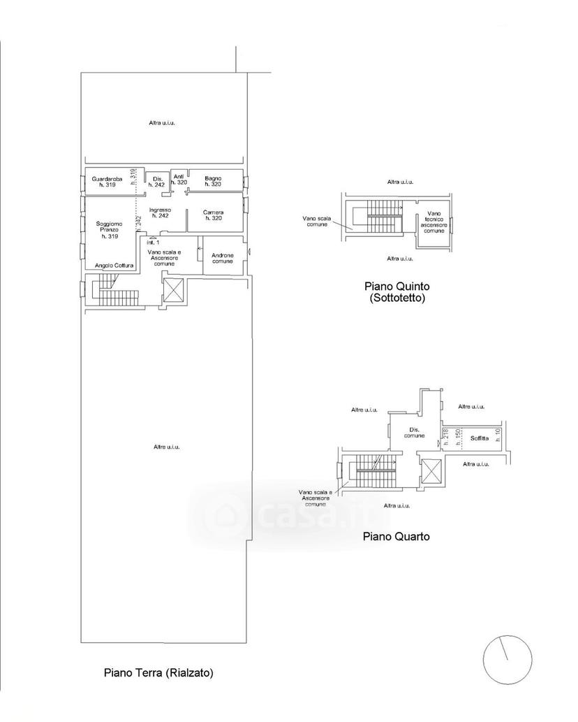 Trilocale in Calle Lunga dell'Accademia dei Nobili