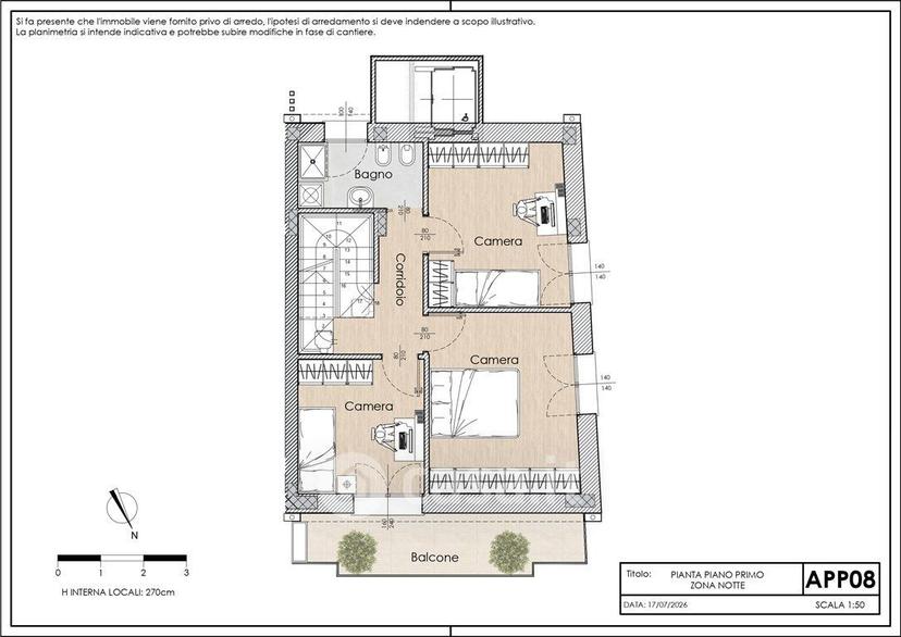 Quadrilocale in Via Flavio Gioia 26 — foto 19 di 54