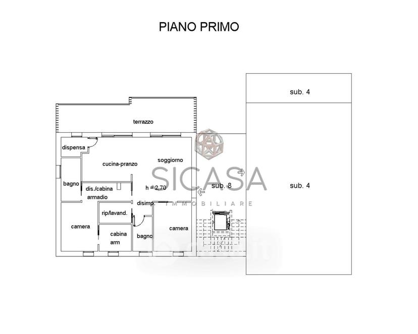 Quadrilocale in Via del Falegname — foto 11 di 34
