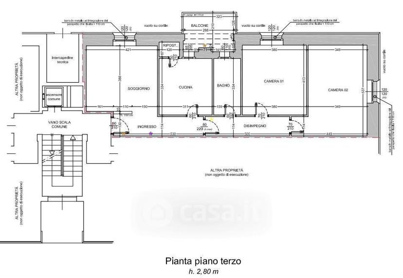 Trilocale in Corso Asia 7 — foto 7 di 27