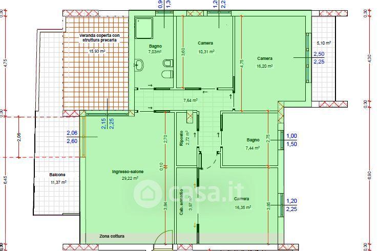 Quadrilocale in Via Villa San Giovanni — foto 9 di 22