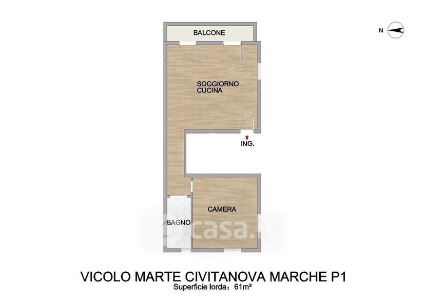 Bilocale in Vicolo Marte — foto 5 di 15