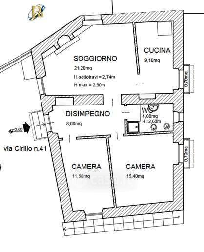 Quadrilocale in Via dei Caduti 5 — foto 12 di 29