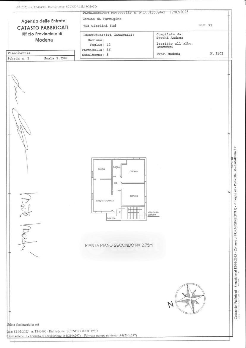 Trilocale in Via Giardini Sud 71 — foto 9 di 38
