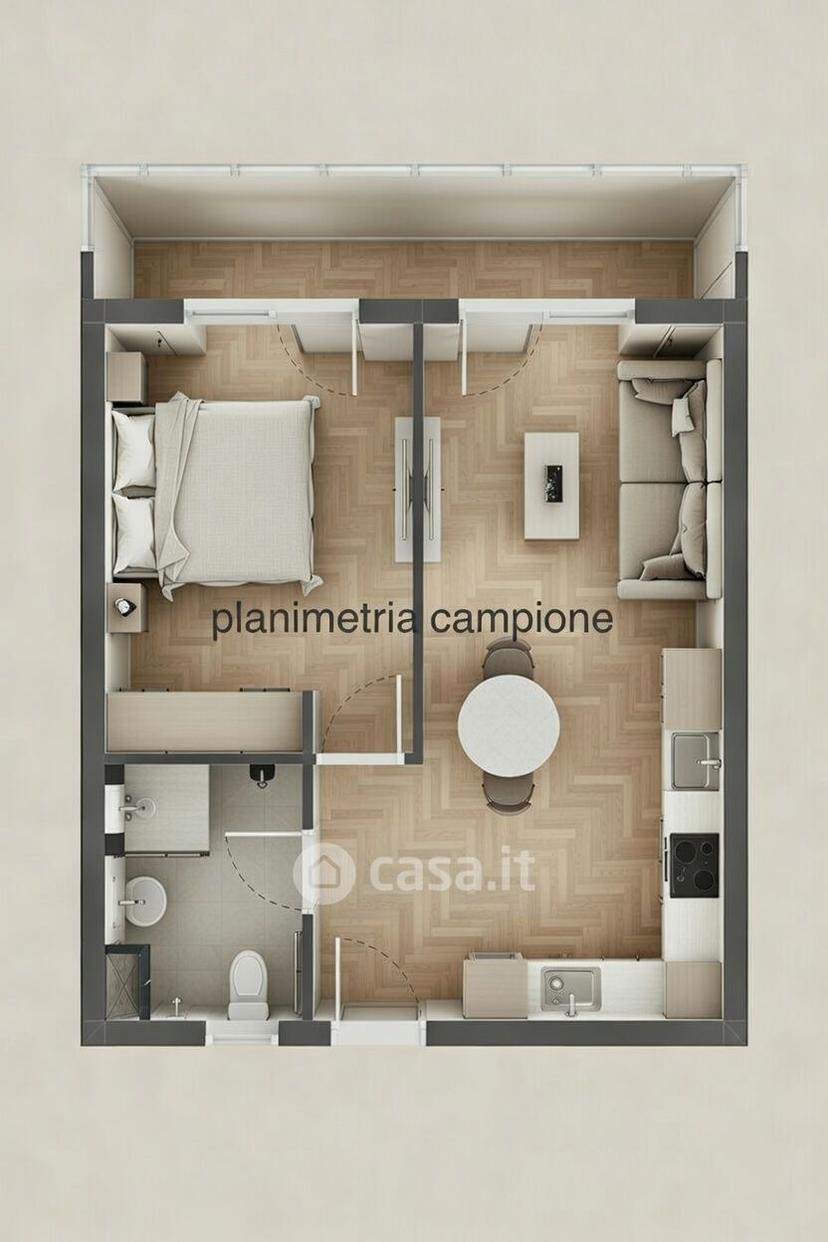 Bilocale in Via Francesco Vannozzo