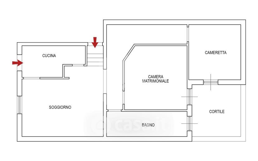 Trilocale in Via IV Novembre — foto 10 di 19