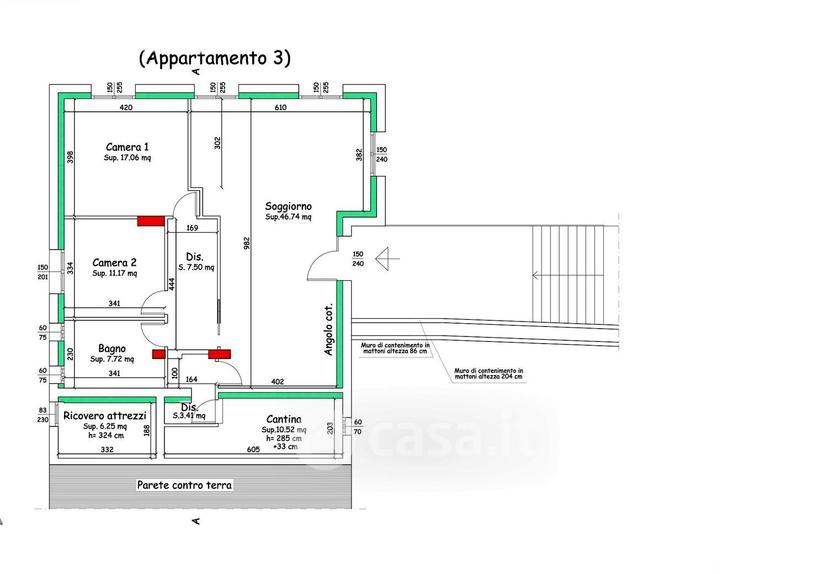 Quadrilocale in Via San Egidio — foto 11 di 36