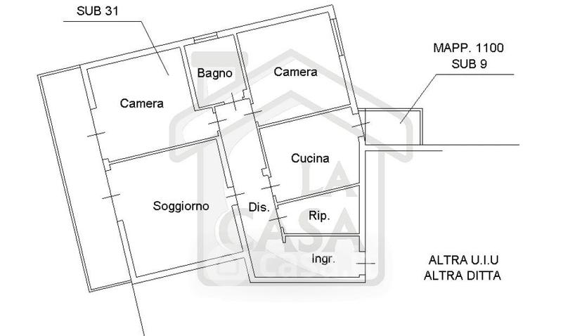 Trilocale in Via Roma — foto 12 di 14