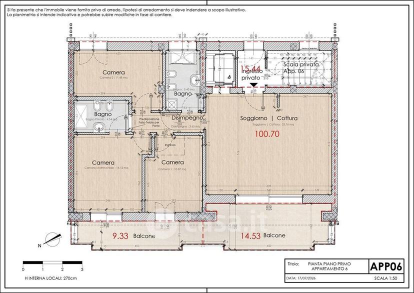 Quadrilocale in Via Flavio Gioia 26 — foto 4 di 31