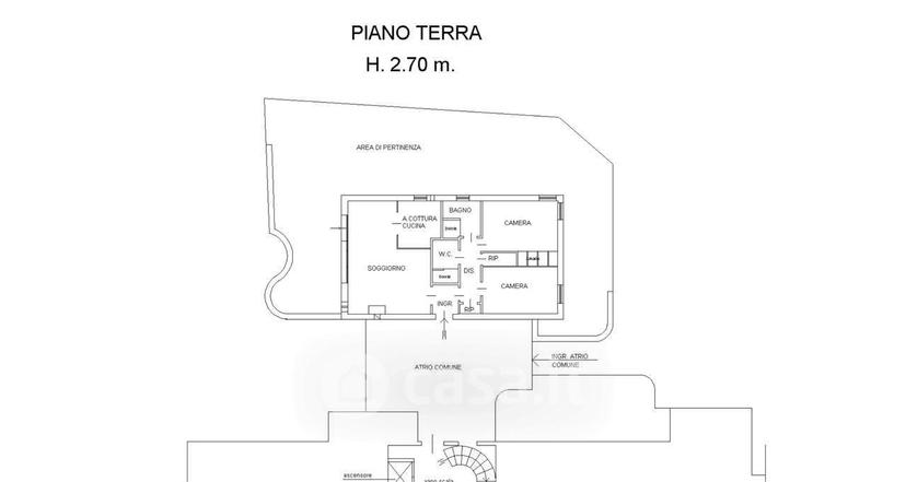 Trilocale in Via Giuseppe Mazzini — foto 44 di 65