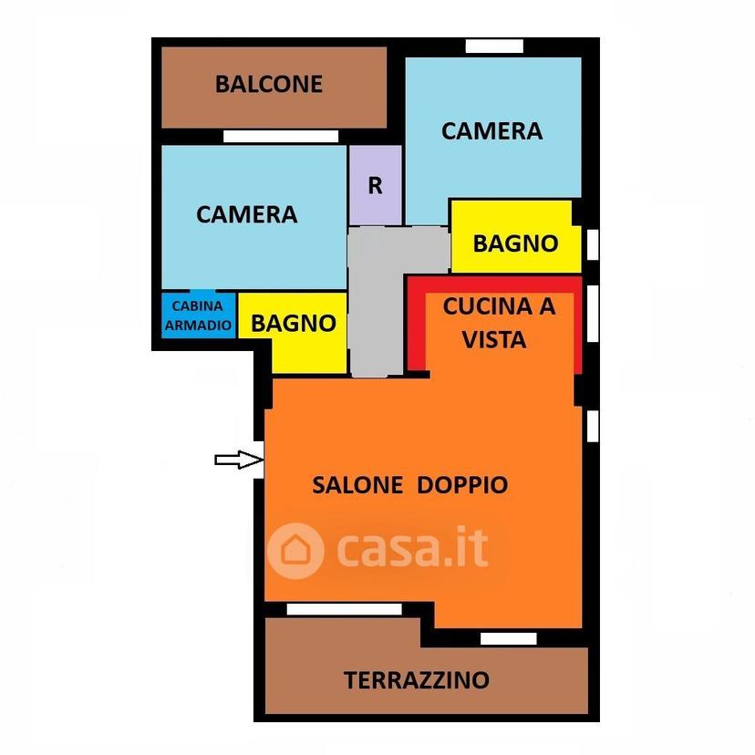 Trilocale in Via Don Luigi Sturzo 19 — foto 15 di 49