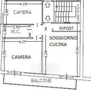 Trilocale in Via Viglieri 2 — foto 11 di 19