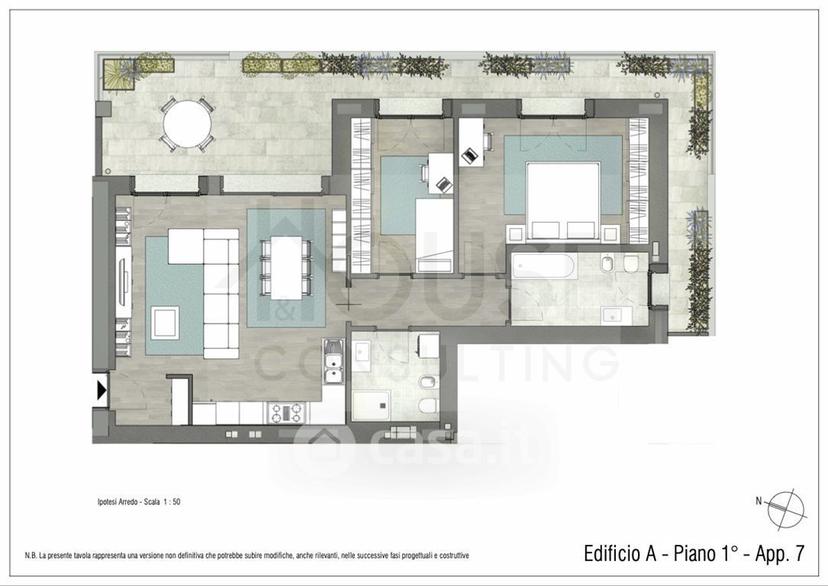 Trilocale in Via Filippo Turati 1 — foto 11 di 35