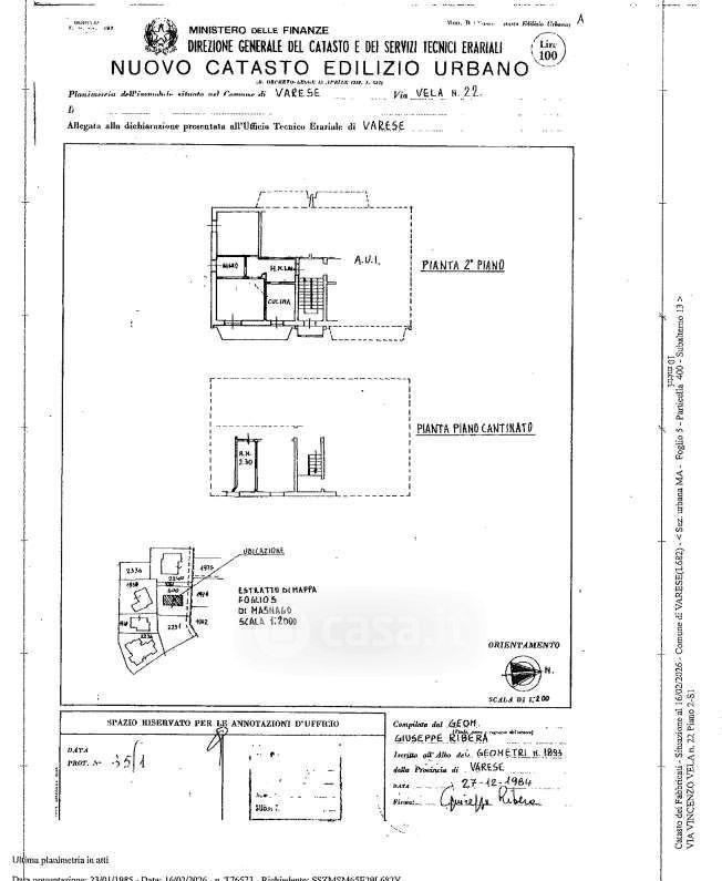 Bilocale in Via Vincenzo Vela 22 — foto 13 di 14
