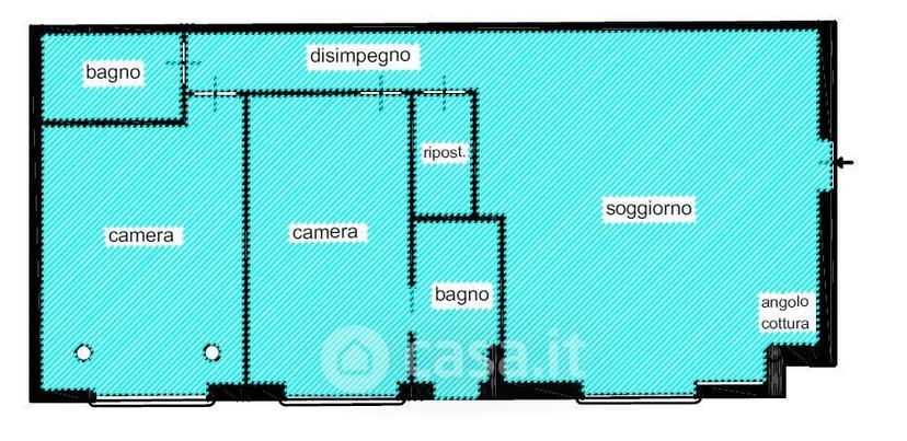 Trilocale in Via di Liso 7 — foto 2 di 10