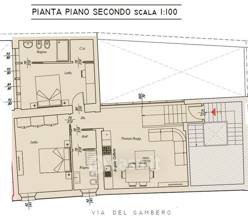 Quadrilocale in Via del Gambero