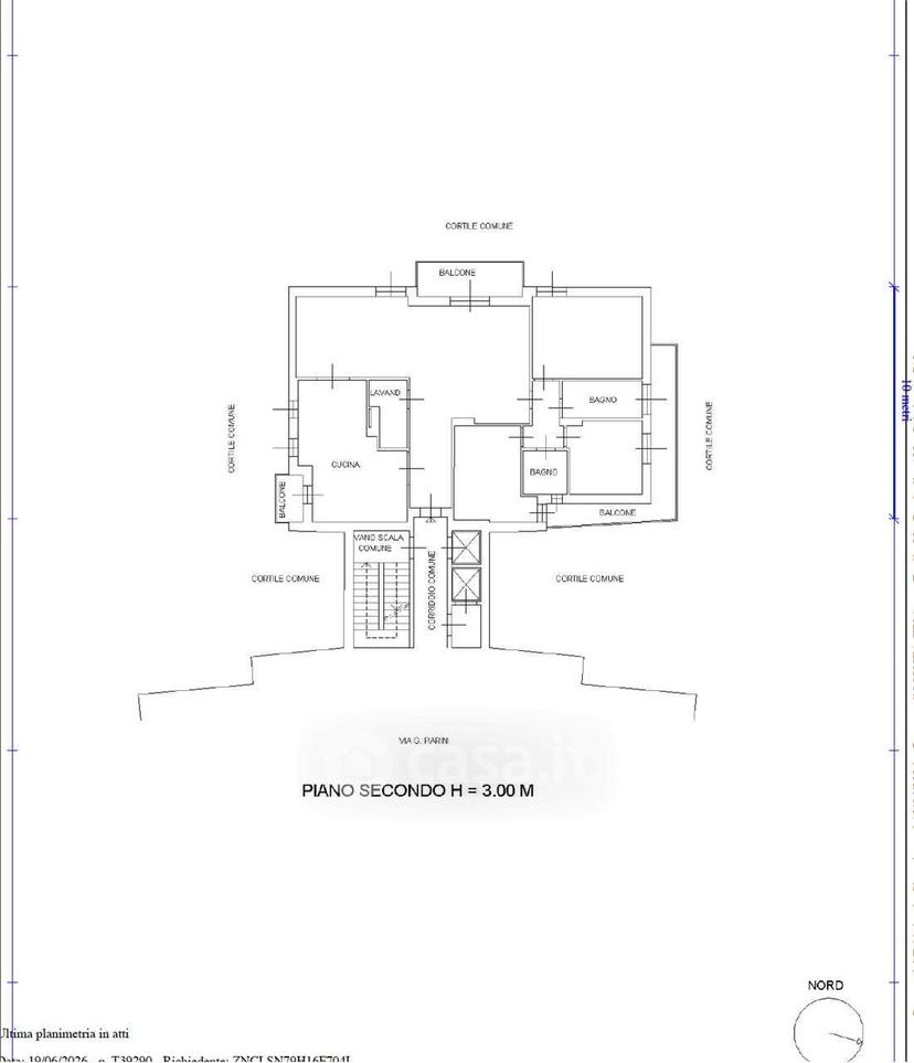 Quadrilocale in Via Giuseppe Parini 5 — foto 2 di 23