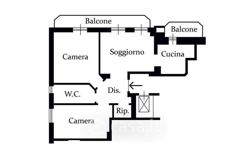 Trilocale in Vico Baivino — foto 2 di 19