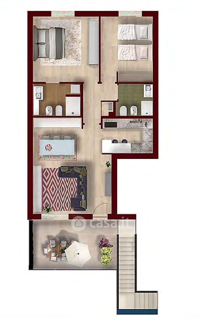 Quadrilocale in Via di Piaggiori 55018 — foto 17 di 27