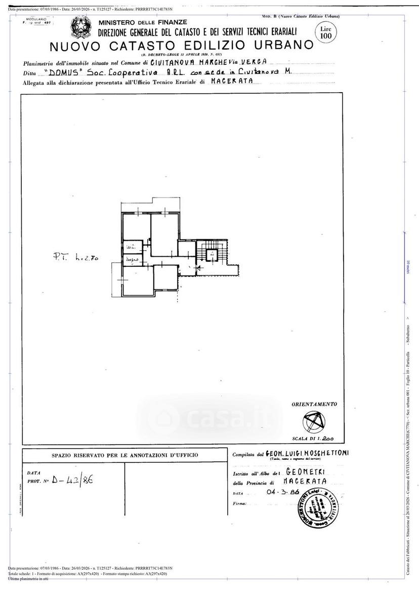 Quadrilocale in Via Giovanni Verga 75 — foto 47 di 50