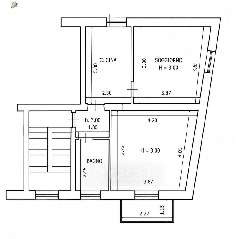 Trilocale in Via dei Limoni 45 — foto 30 di 36