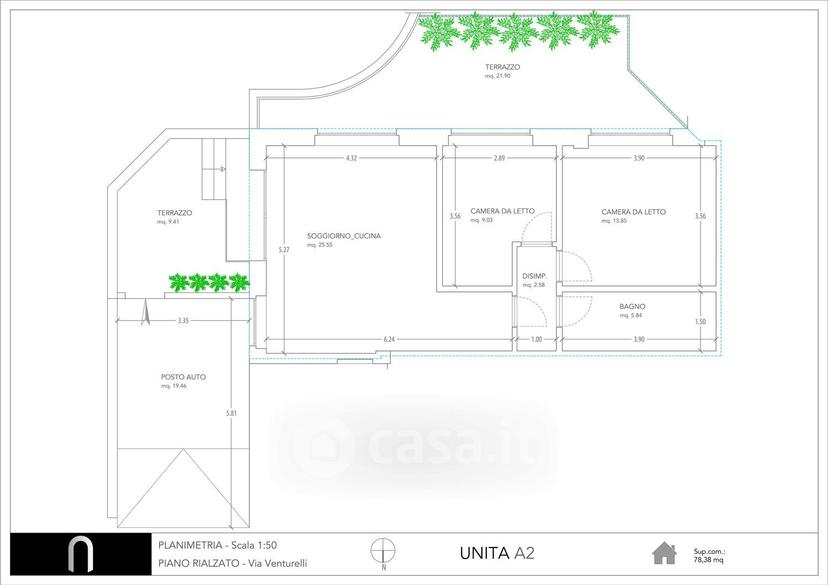 Trilocale in Via Venturelli 13 — foto 7 di 11