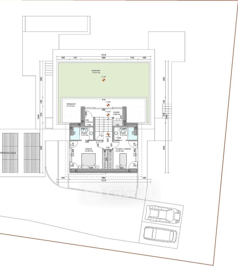 Villa in Via Riare — foto 18 di 26