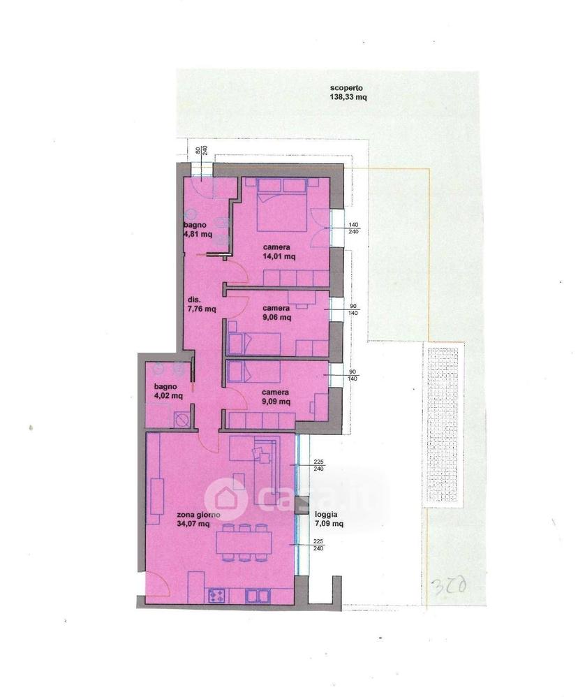 Quadrilocale in Vicolo Galeazze — foto 16 di 16