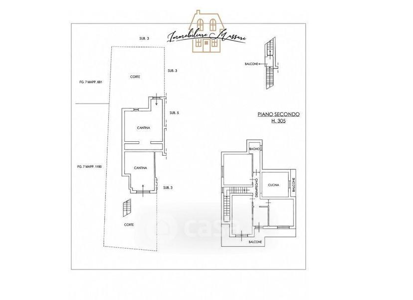 Appartamento in Via Porcareda 16 — foto 42 di 43