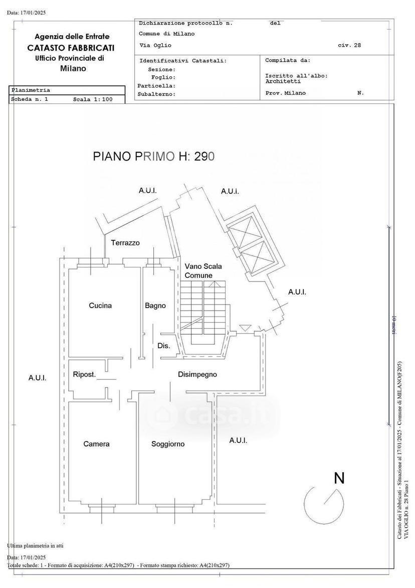 Trilocale in Via Oglio 28 — foto 16 di 39