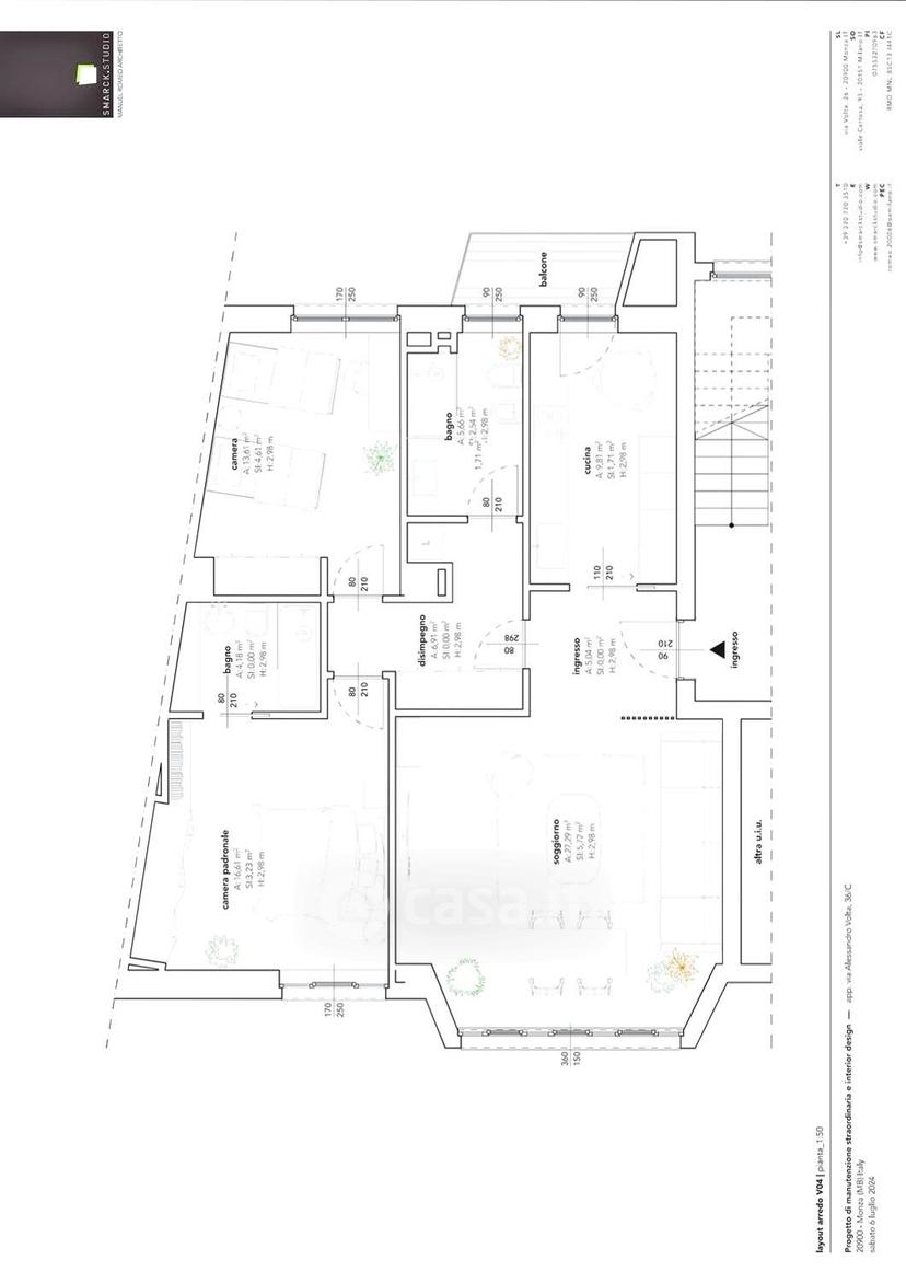 Trilocale in Via Alessandro Volta 36 — foto 3 di 17