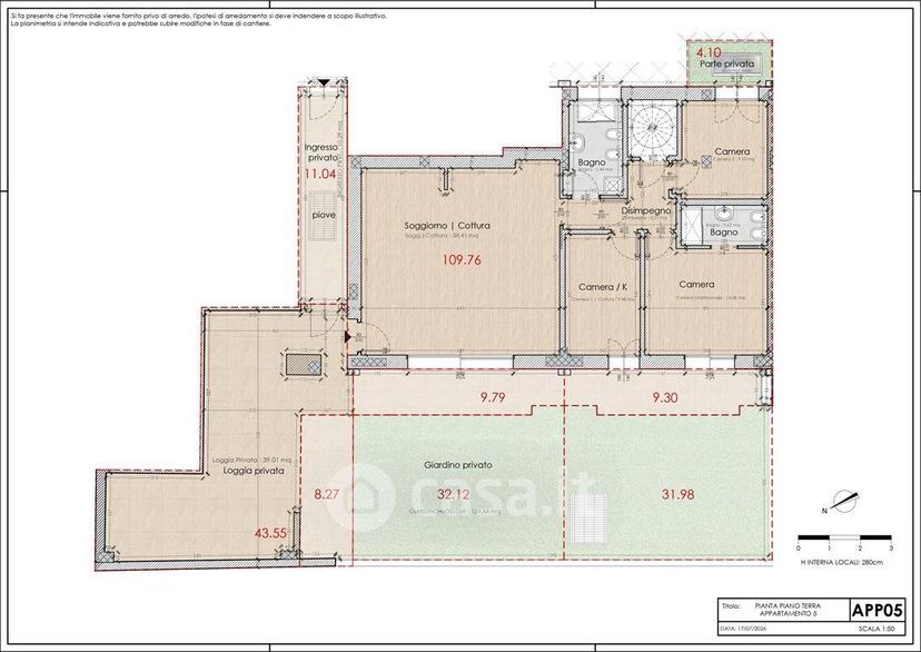 Appartamento in Via Flavio Gioia 26 — foto 50 di 59