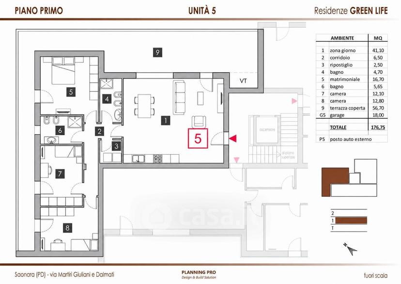 Appartamento in Via Martiri Giuliani E Dalmati — foto 4 di 21