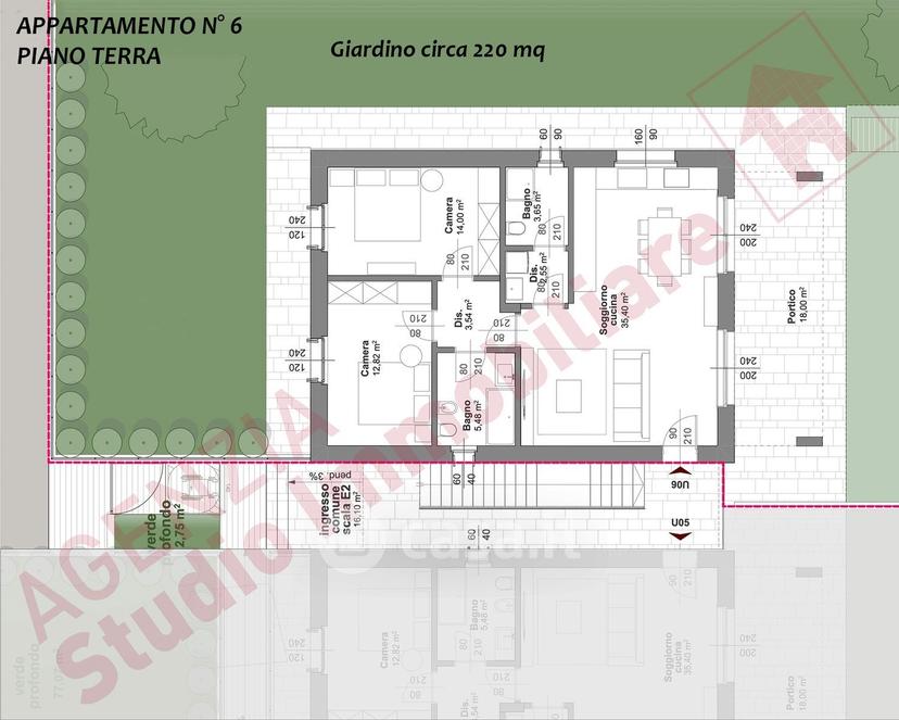Trilocale in Via Cristoforo Colombo — foto 3 di 9