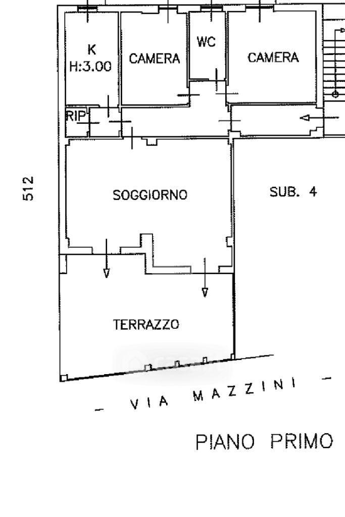 Quadrilocale in Via Giuseppe Mazzini 34 — foto 24 di 33