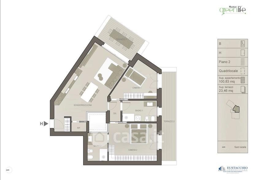 Trilocale in Via Padre David Maria Turoldo — foto 3 di 9