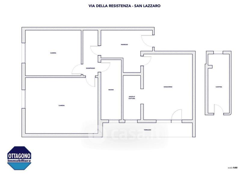 Trilocale in della Resistenza 7 — foto 13 di 13