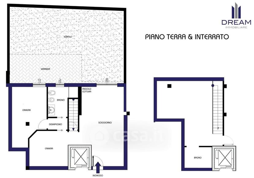 Trilocale in Via Ungheria 1