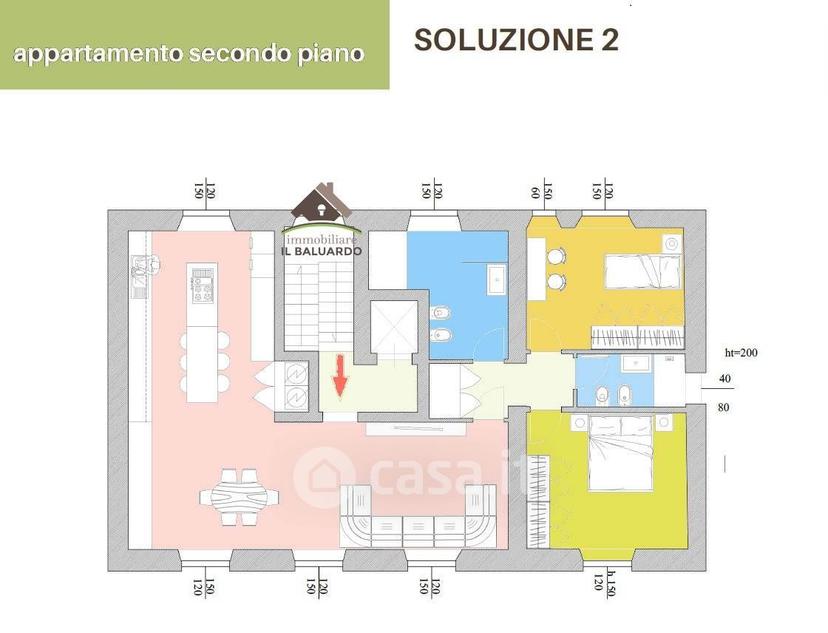 Quadrilocale in Via dei Bicchi — foto 3 di 21