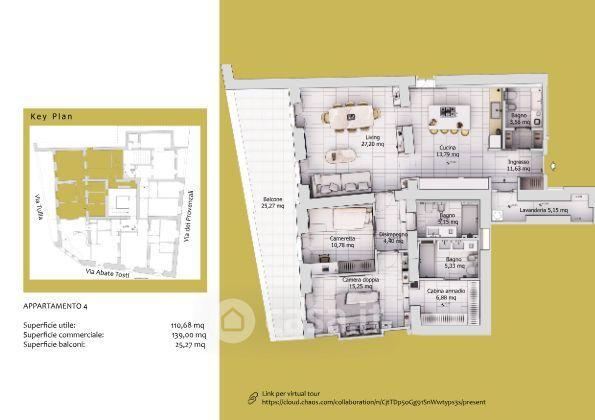 Quadrilocale in Via Tullia 23 — foto 23 di 28