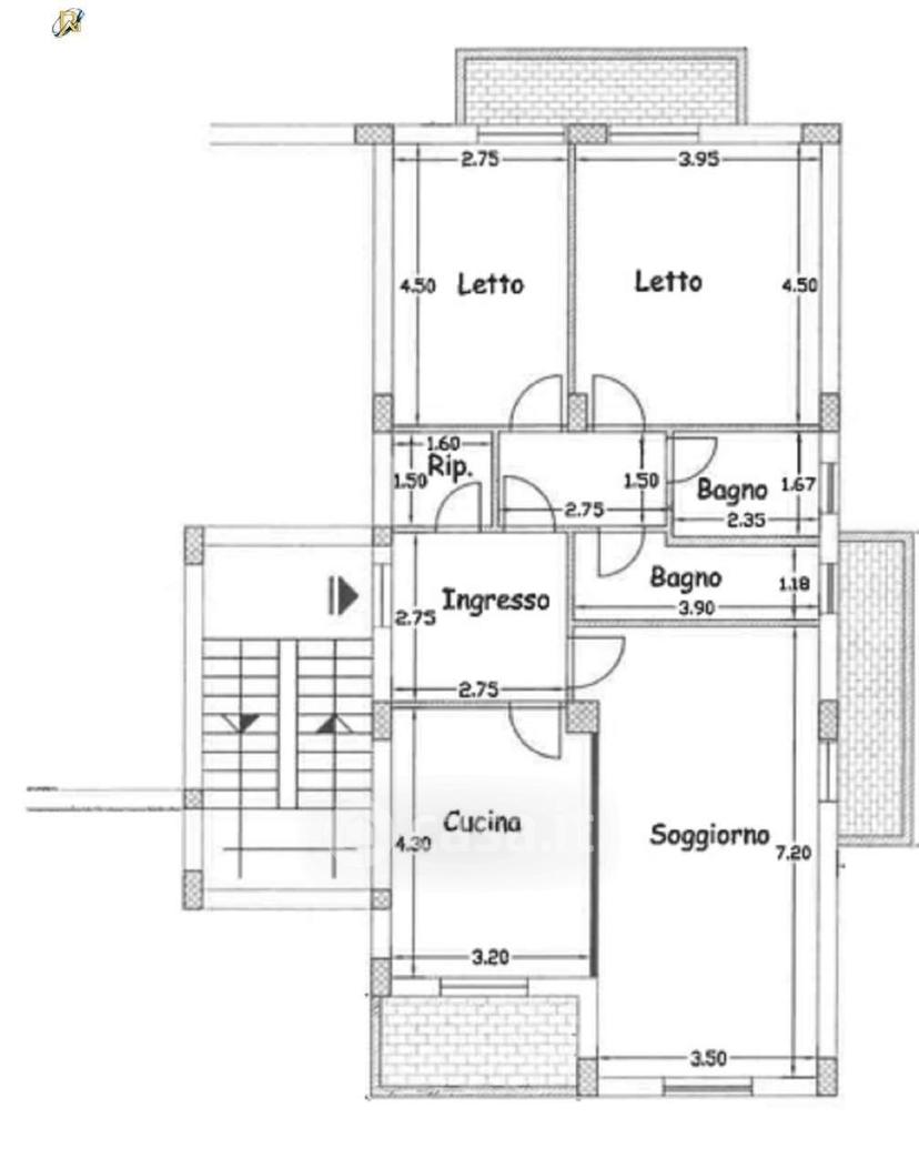 Appartamento in Via Vittorio Alfieri 26 — foto 24 di 26