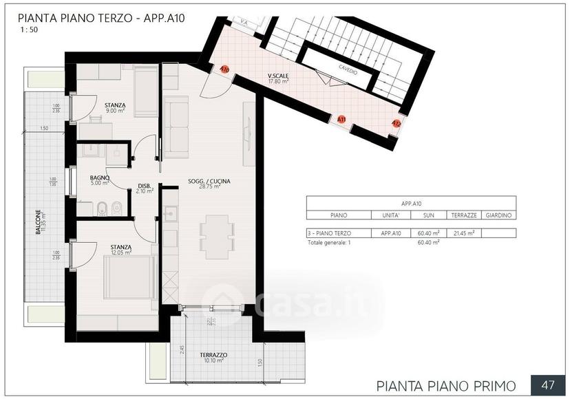 Trilocale in Via Verruca — foto 8 di 13