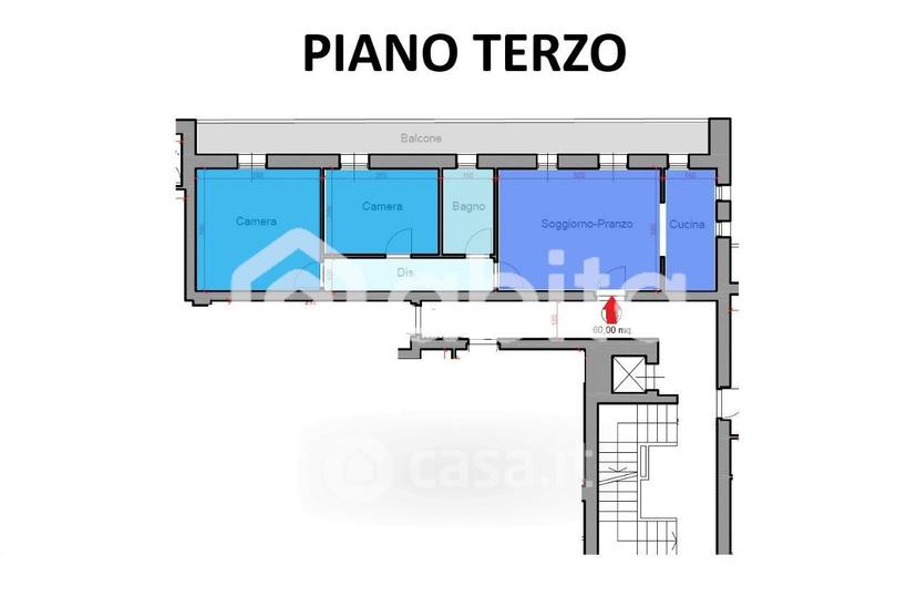 Trilocale in Viale Giotto — foto 13 di 15