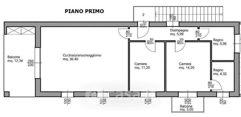 Trilocale in Via Tonale — foto 3 di 5