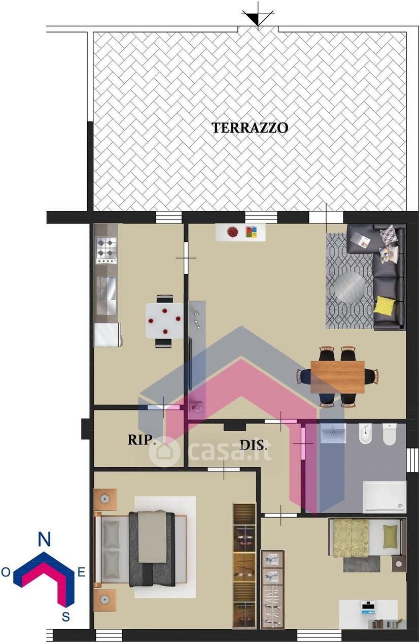 Trilocale in Via Vincenzo Florio 9 — foto 39 di 41