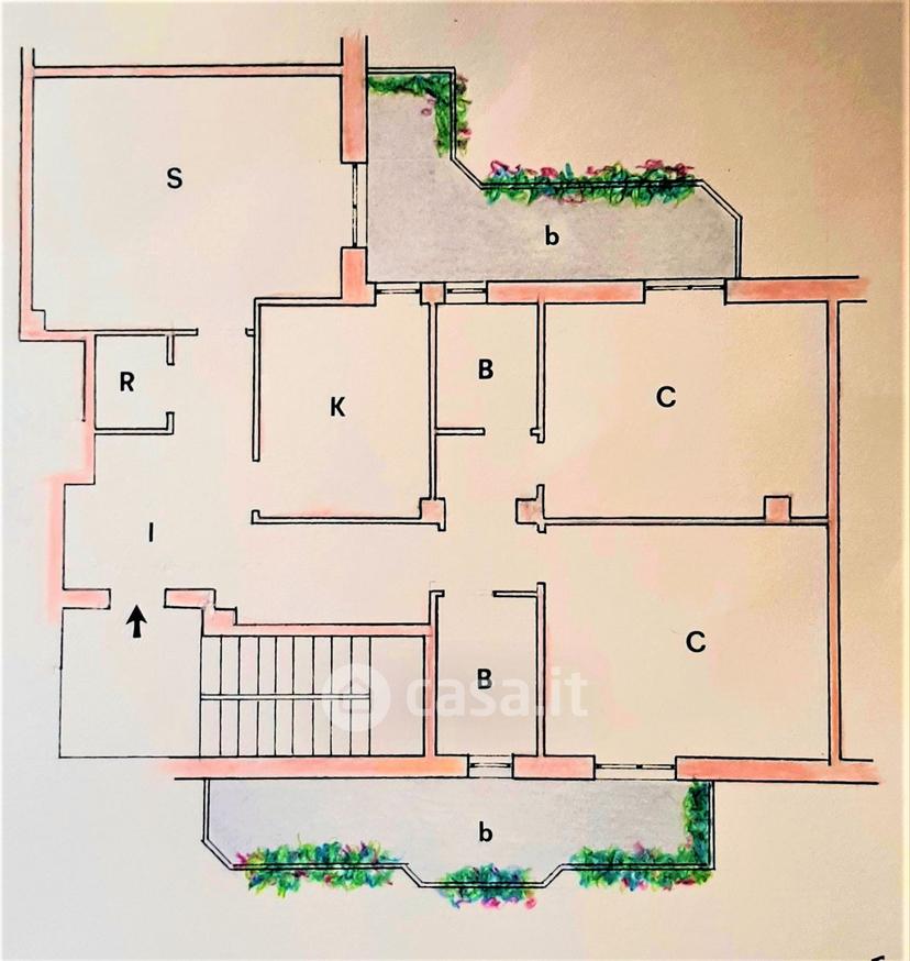 Quadrilocale in Via della Banda Lenti 6 — foto 12 di 25