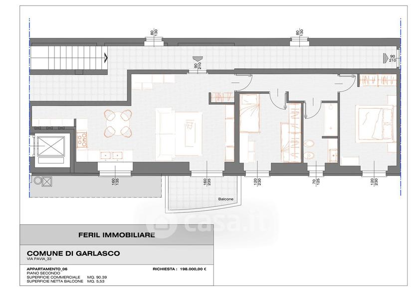 Trilocale in Via Pavia 33 — foto 2 di 21
