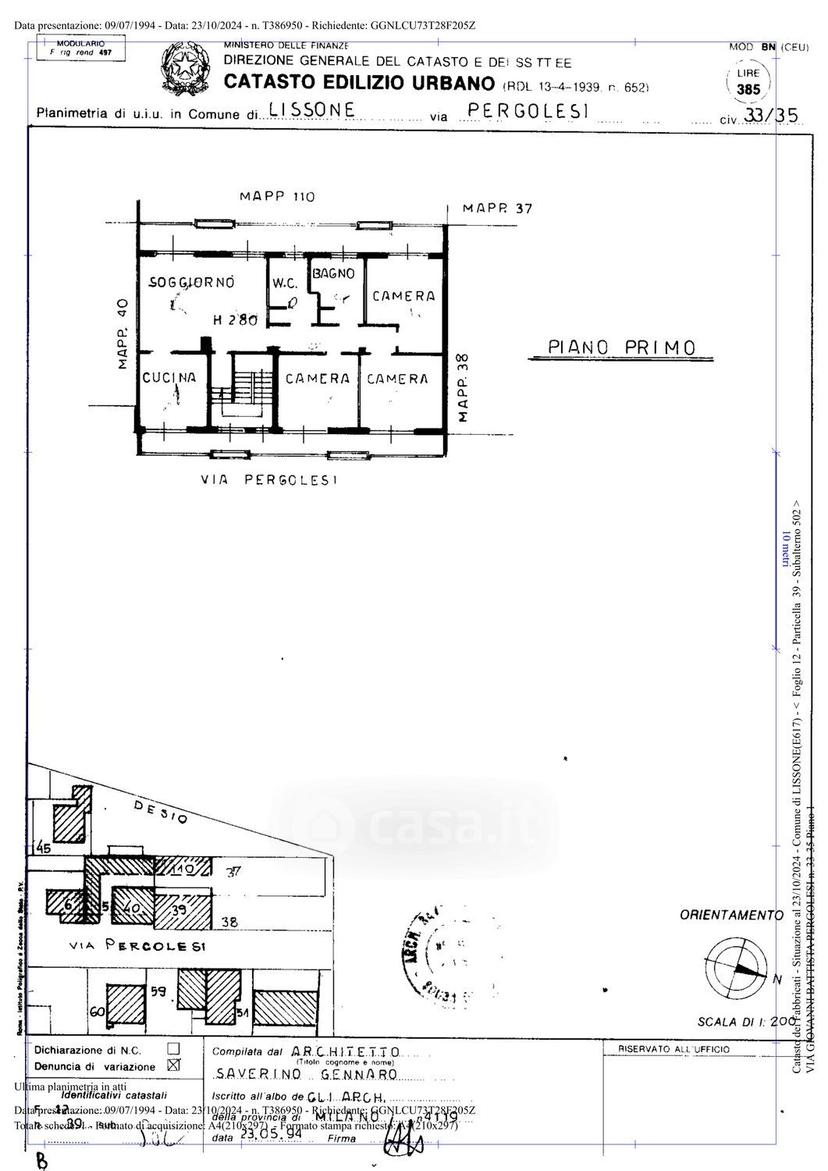 Quadrilocale in Via Giambattista Pergolesi 35 — foto 18 di 25