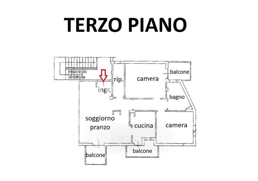 Appartamento in Via Borratino Vallerempoli — foto 18 di 21