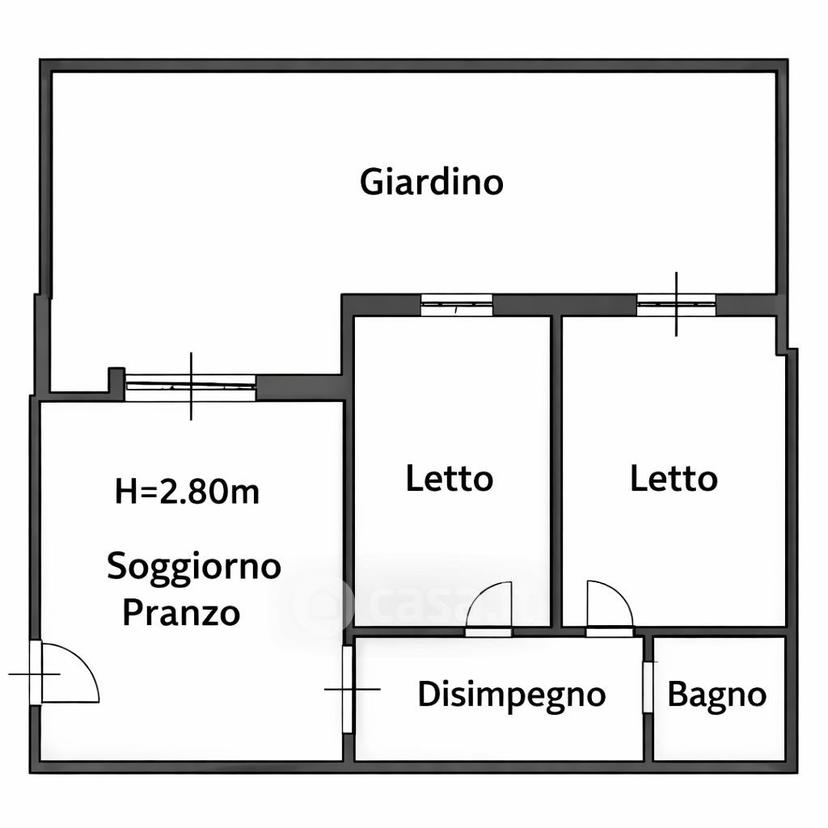 Trilocale in Via Lucca 32 — foto 14 di 33